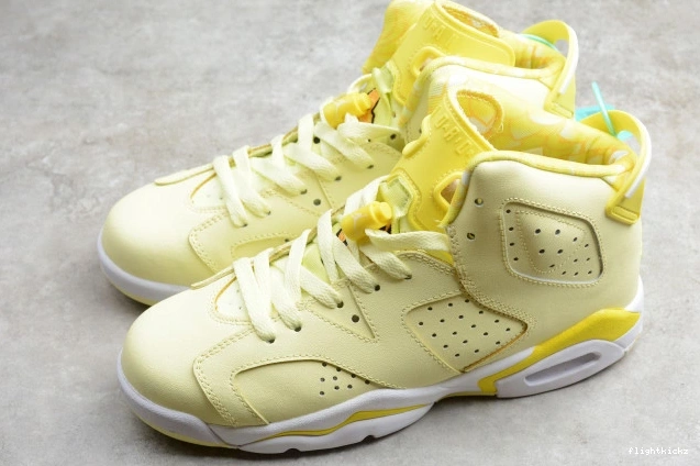 Jordan 543390-800 Dynamic Floral Yellow 6 (GS) Air Retro 1125